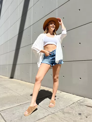 SANDALIA DE MUJER BAJITA CRUZADA COMODA LIVIANA MODA ART420