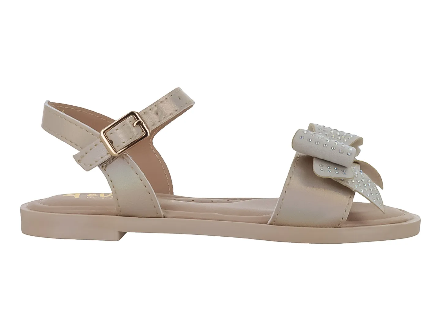 Sandalias 4ever Alina Platina Para Niña