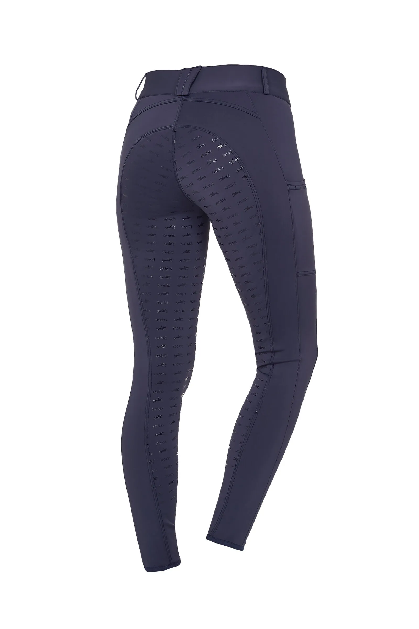 Schockemöhle Pantalones de Montar con Asiento Completo para Mujer Carla