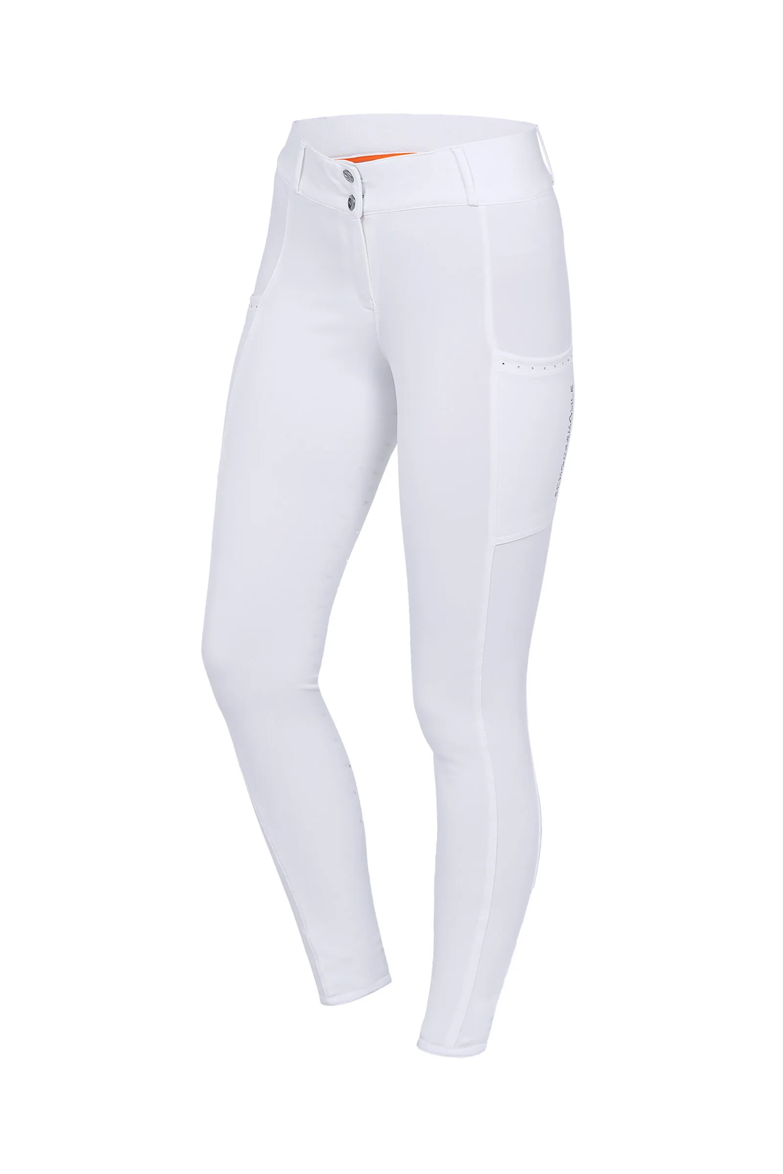 Schockemöhle Pantalones de Montar con Asiento Completo para Mujer Carla