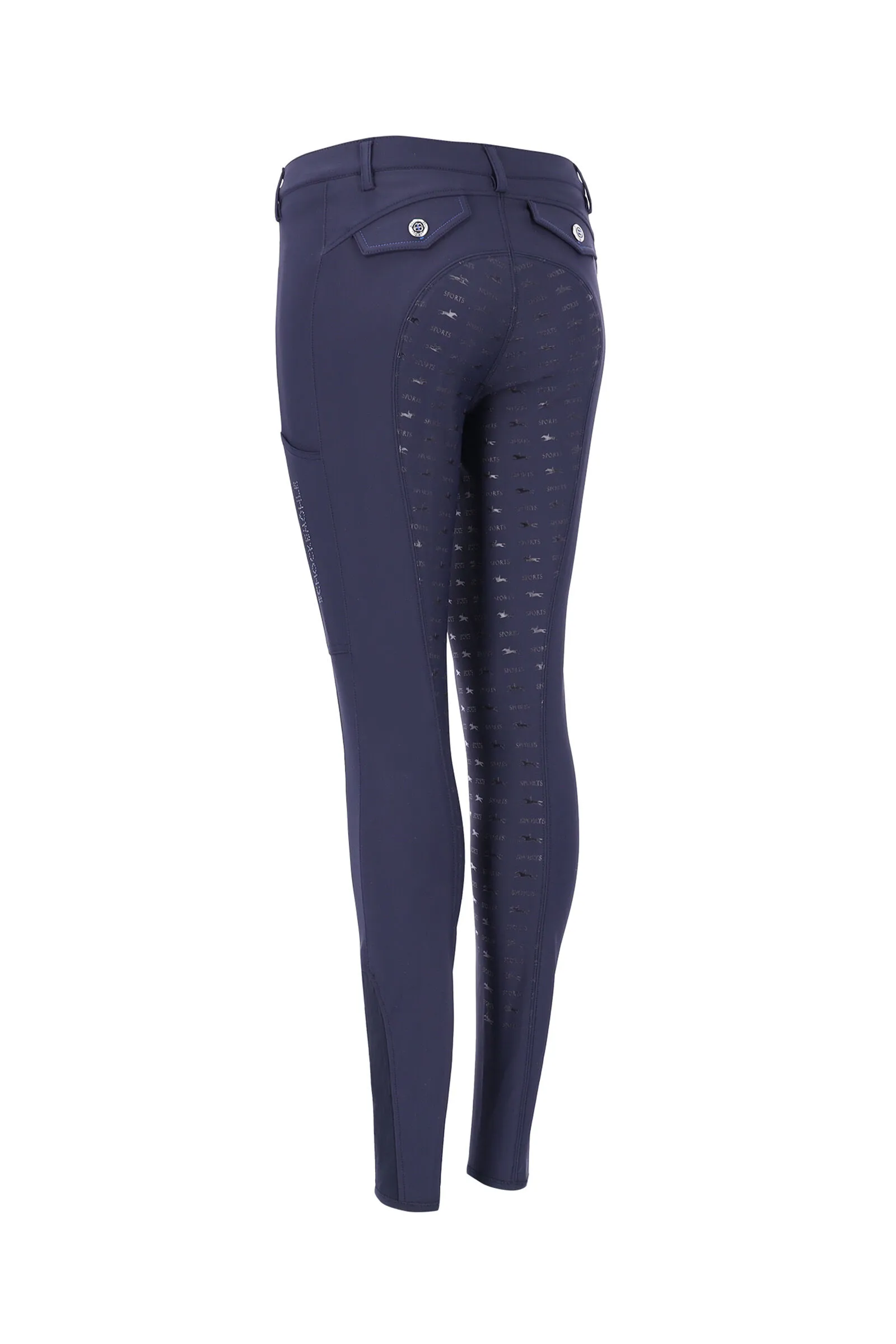 Schockemöhle Pantalones de Montar con Asiento Completo para Mujer Electra II