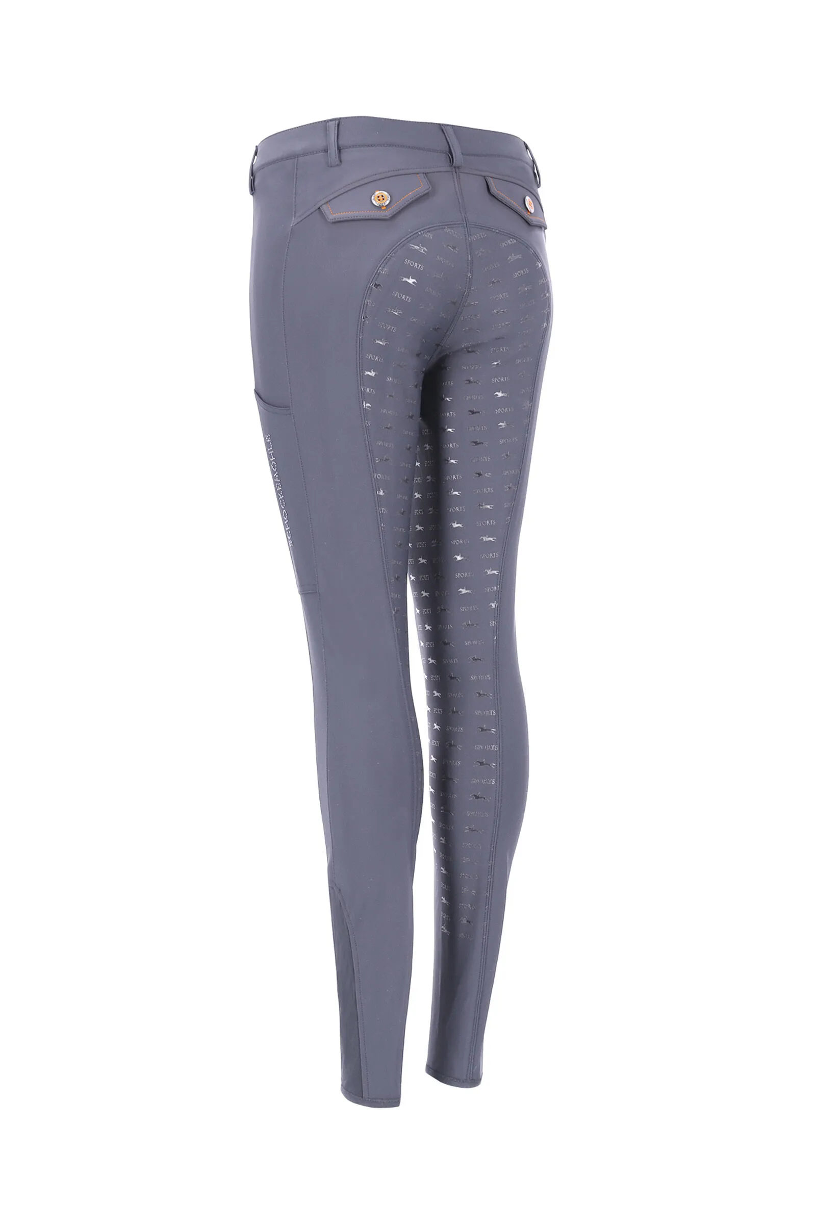 Schockemöhle Pantalones de Montar con Asiento Completo para Mujer Electra II