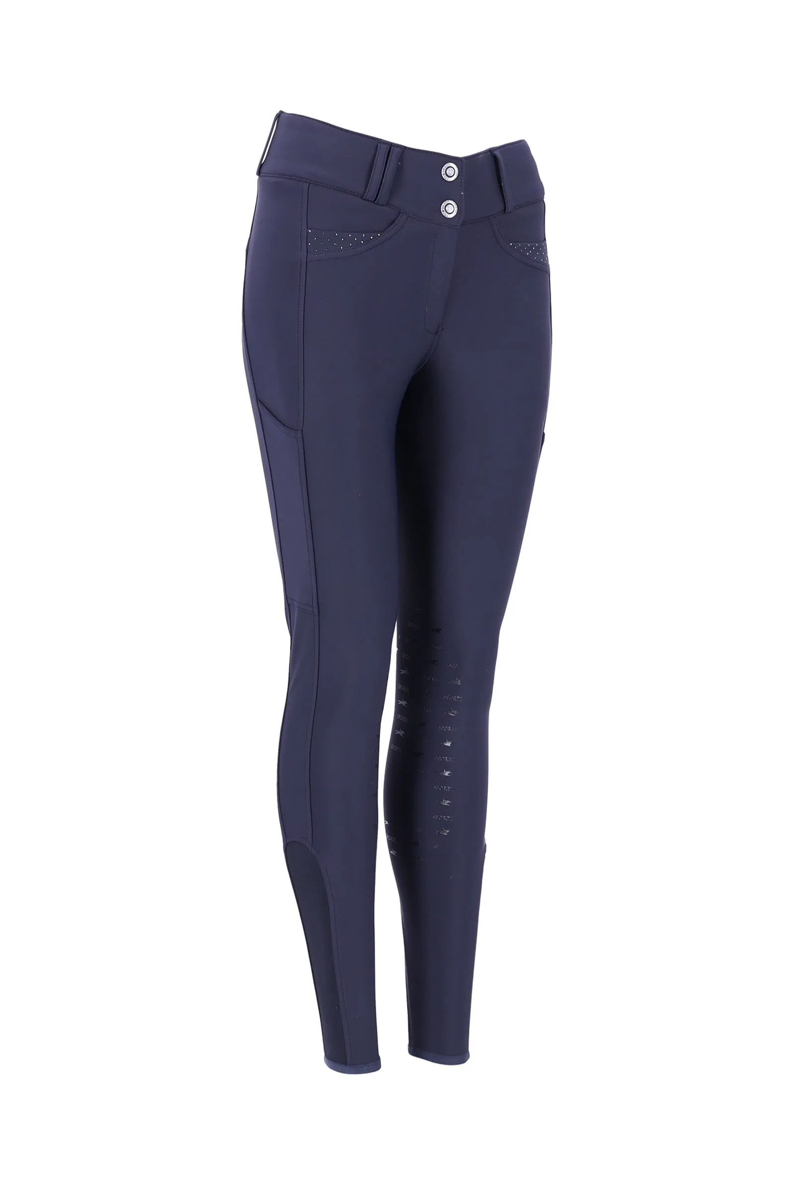Schockemöhle Pantalones de Montar con Refuerzo de Rodilla para Mujer Darleen