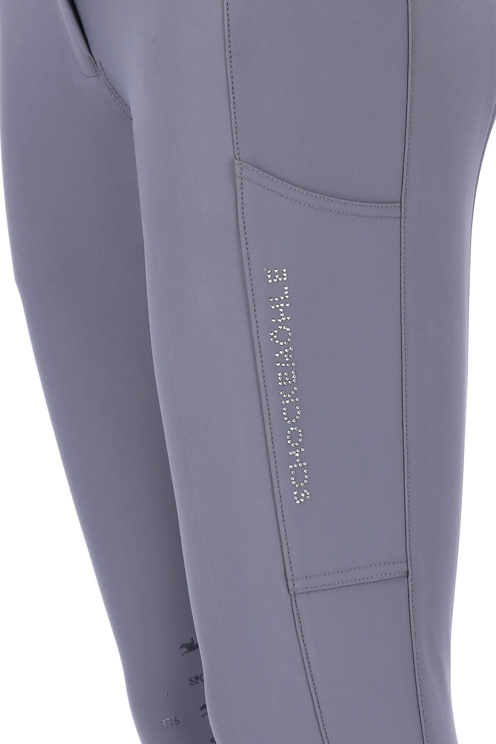Schockemöhle Pantalones de Montar con Refuerzo de Rodilla para Mujer Eleonore II