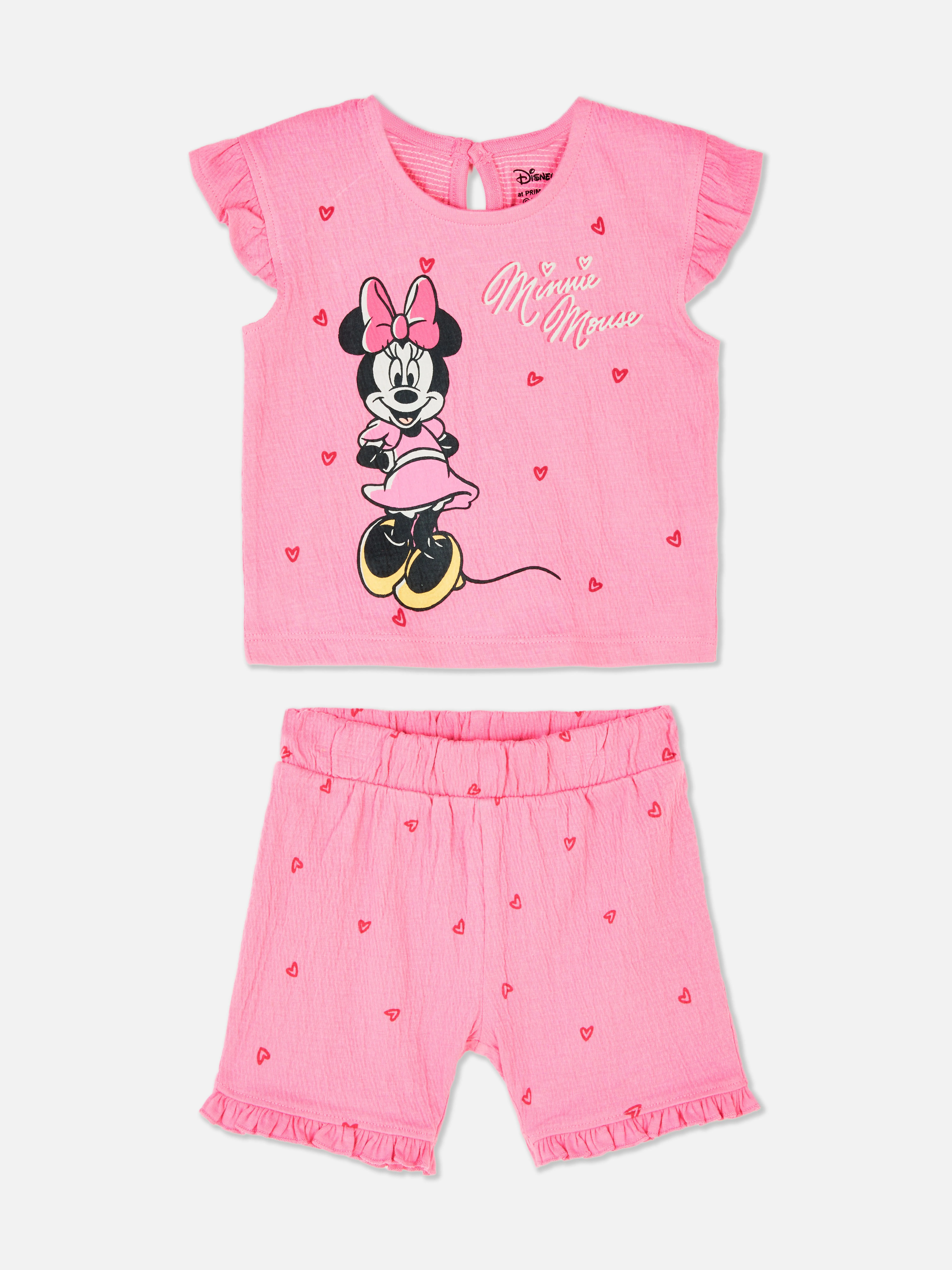 Set con camiseta de manga corta fruncida de Disney