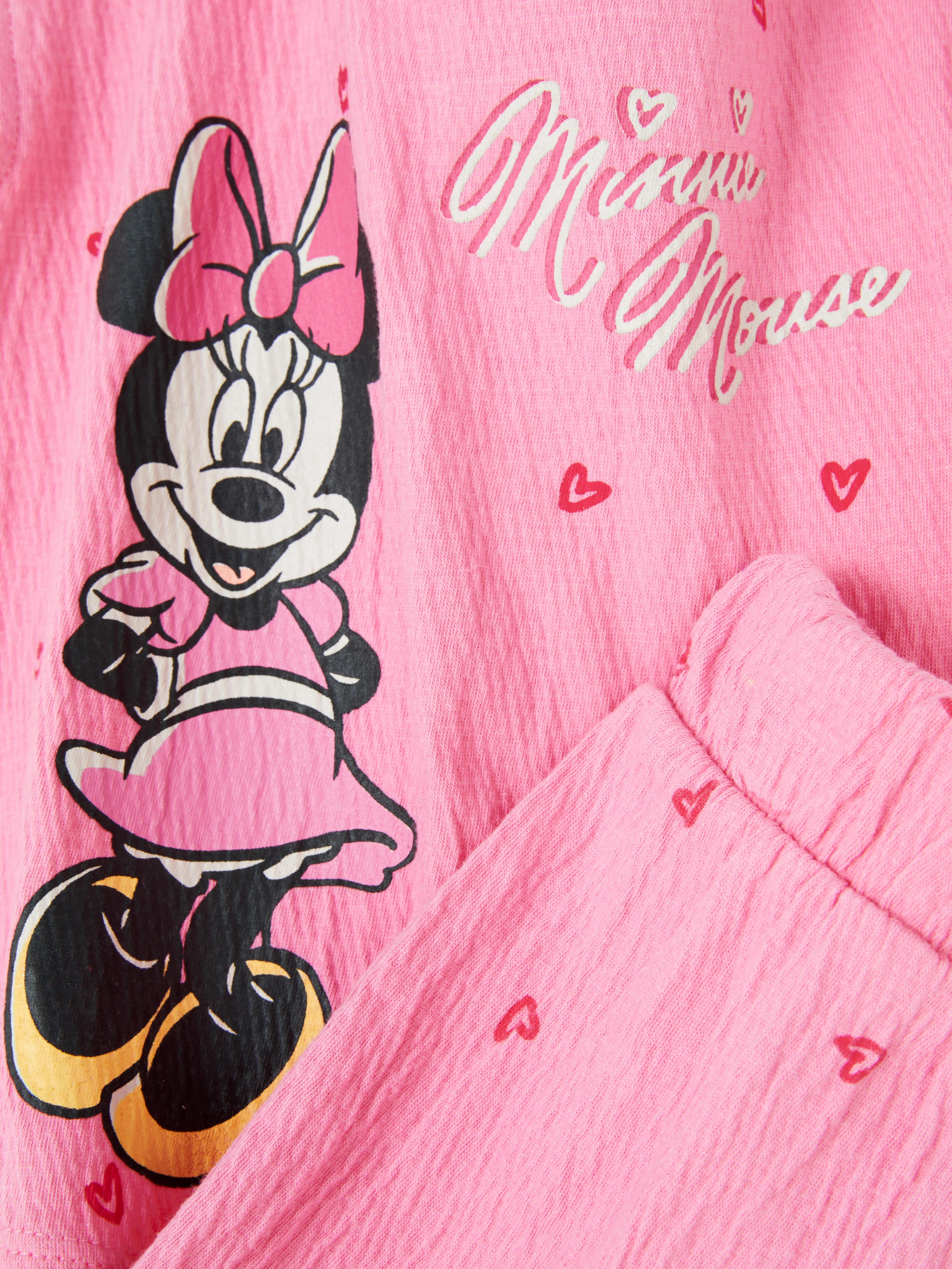 Set con camiseta de manga corta fruncida de Disney