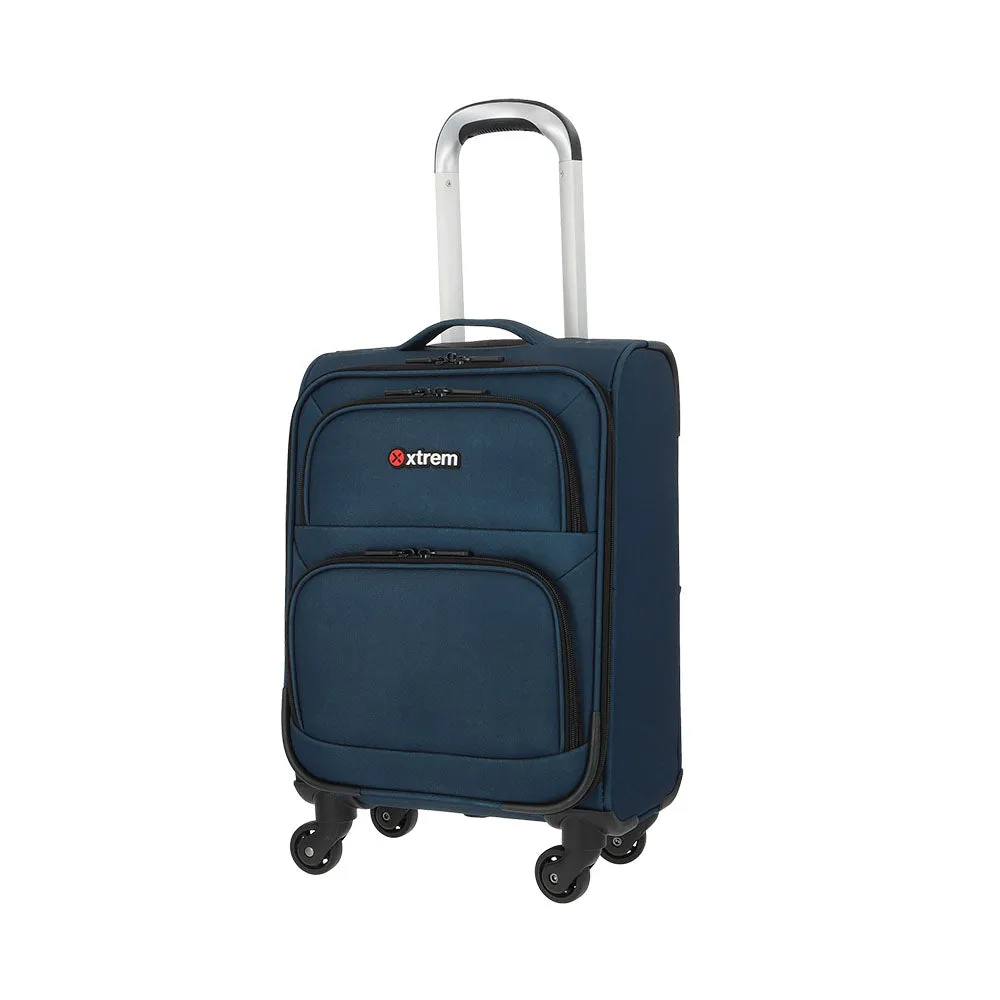 Set mochila con ruedas escolar Speedy Pack Academy azul 3 piezas