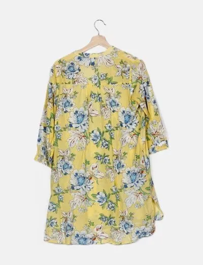 Sfera Túnica amarilla estampado floral