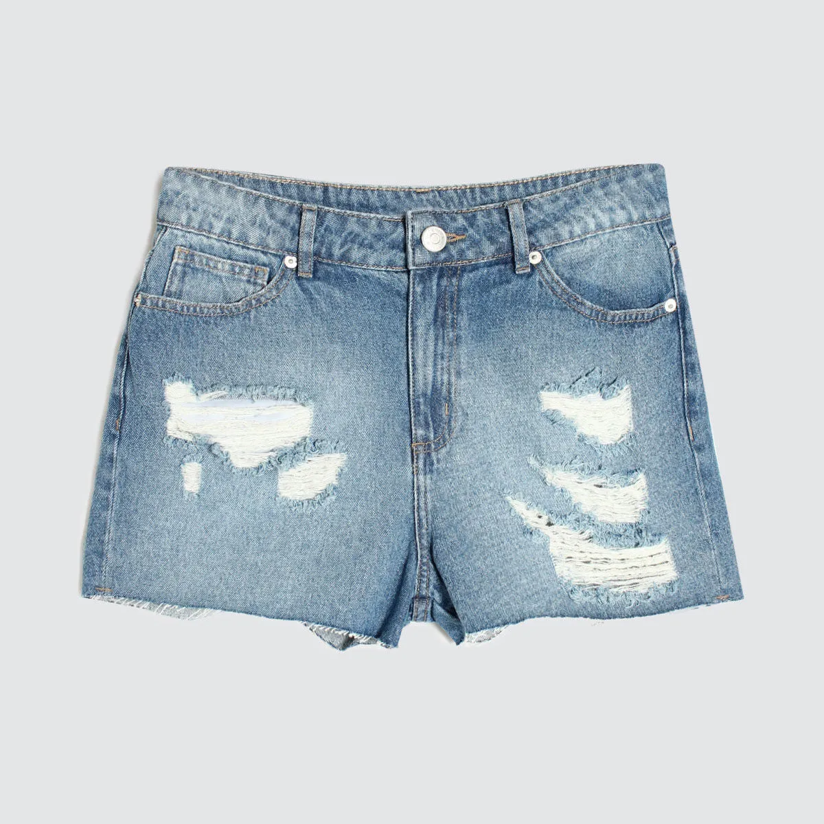 Short Con Ruedo Desflecado