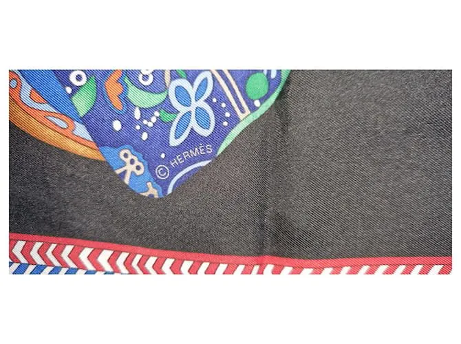 silla de montar cuadrada Hermès de las estepas Negro 