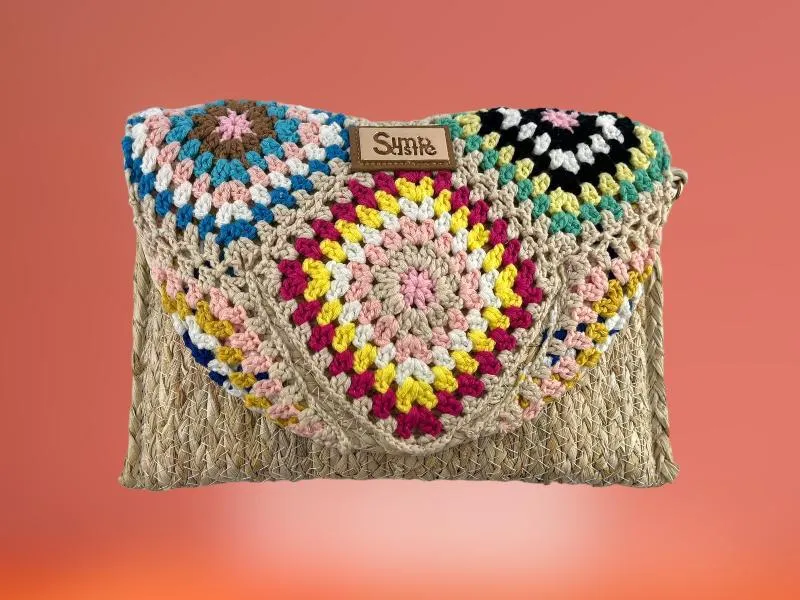 Simó Sastre | Bolso / Clucth orgánico y vegano mujer artesanal Sophia