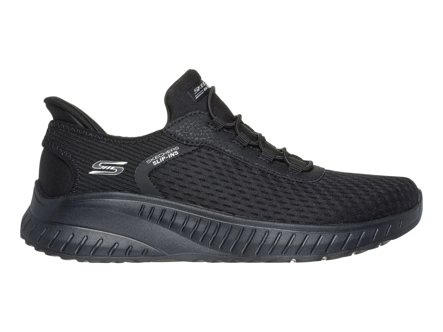 SKECHERS 117504 BBK NEG/NEG BOBS SQUAD CHAOS  2327