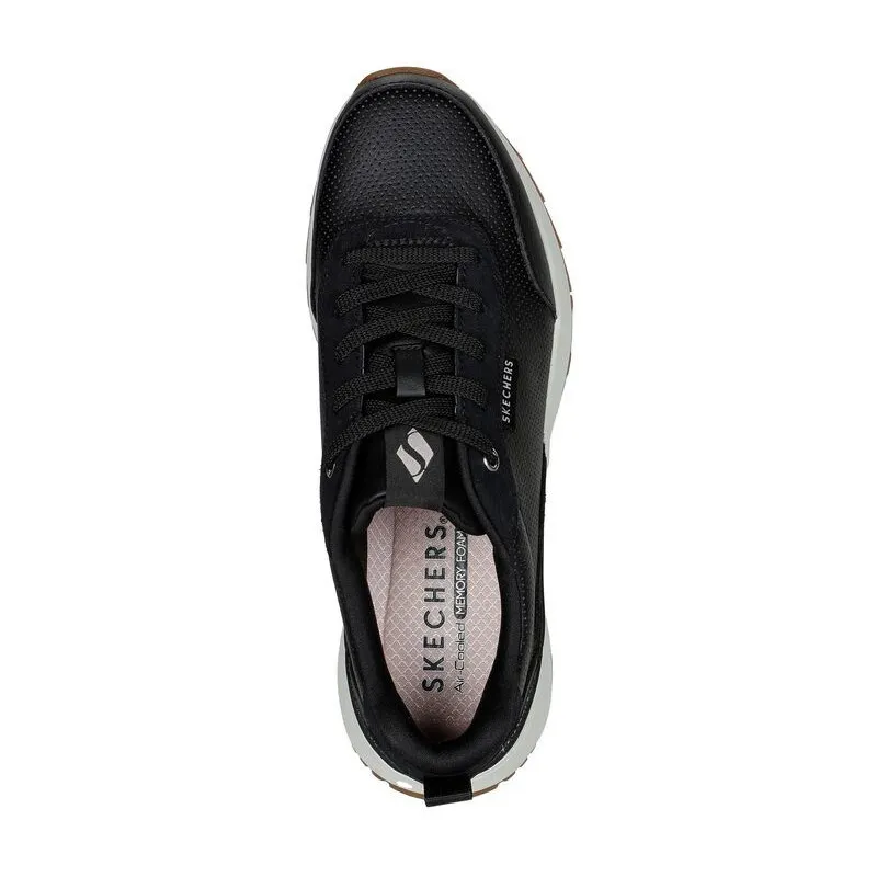 SKECHERS 155441 NEGRO  DEPORTIVO DE PIEL CASUAL PARA MUJER