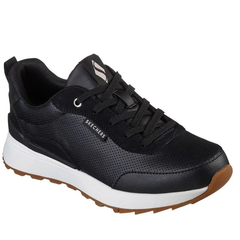 SKECHERS 155441 NEGRO  DEPORTIVO DE PIEL CASUAL PARA MUJER