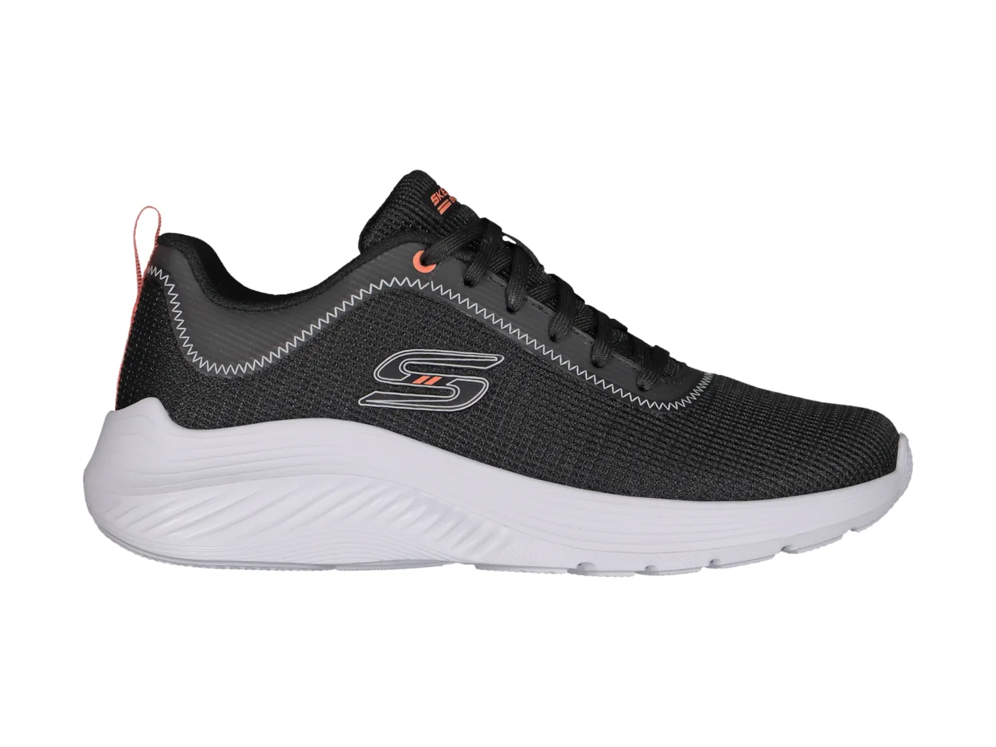 SKECHERS 2 110004 BLK NEGRO BOBS SQUAD WAVES  2327