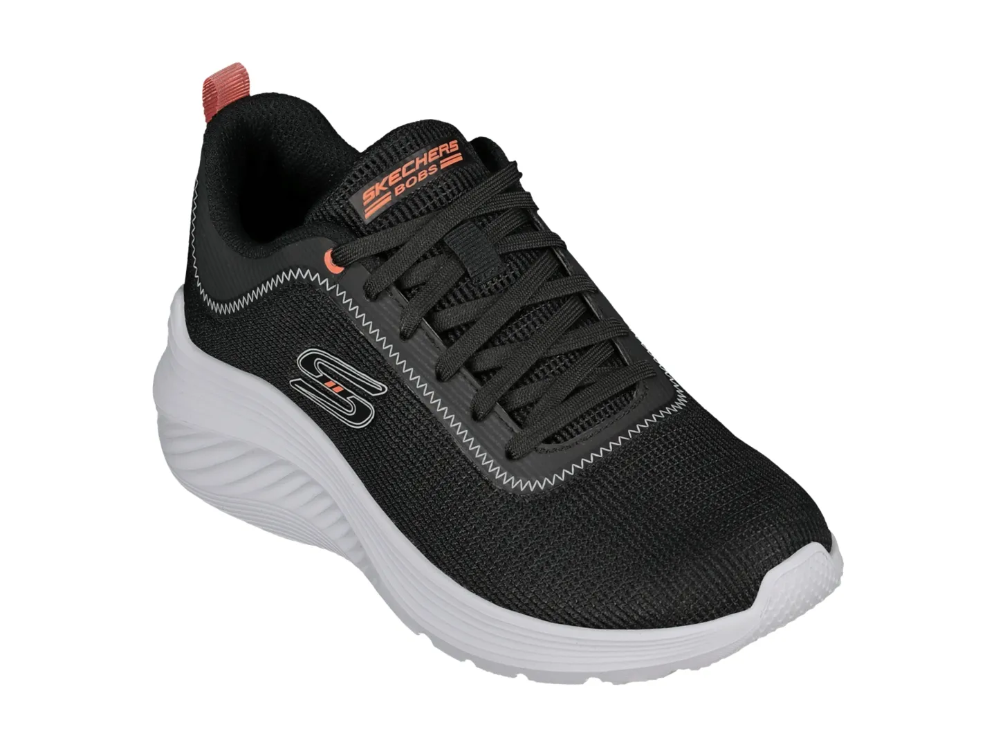 SKECHERS 2 110004 BLK NEGRO BOBS SQUAD WAVES  2327
