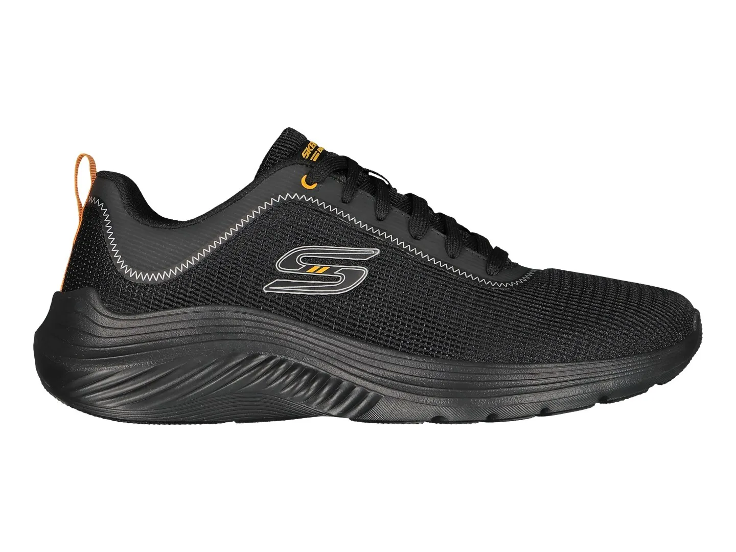 SKECHERS 2 120004 BBK NEG/NEG BOBS SQUAD WAVES  2630
