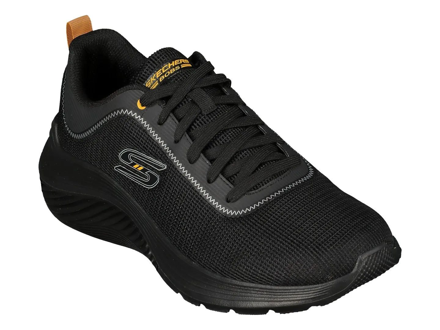 SKECHERS 2 120004 BBK NEG/NEG BOBS SQUAD WAVES  2630