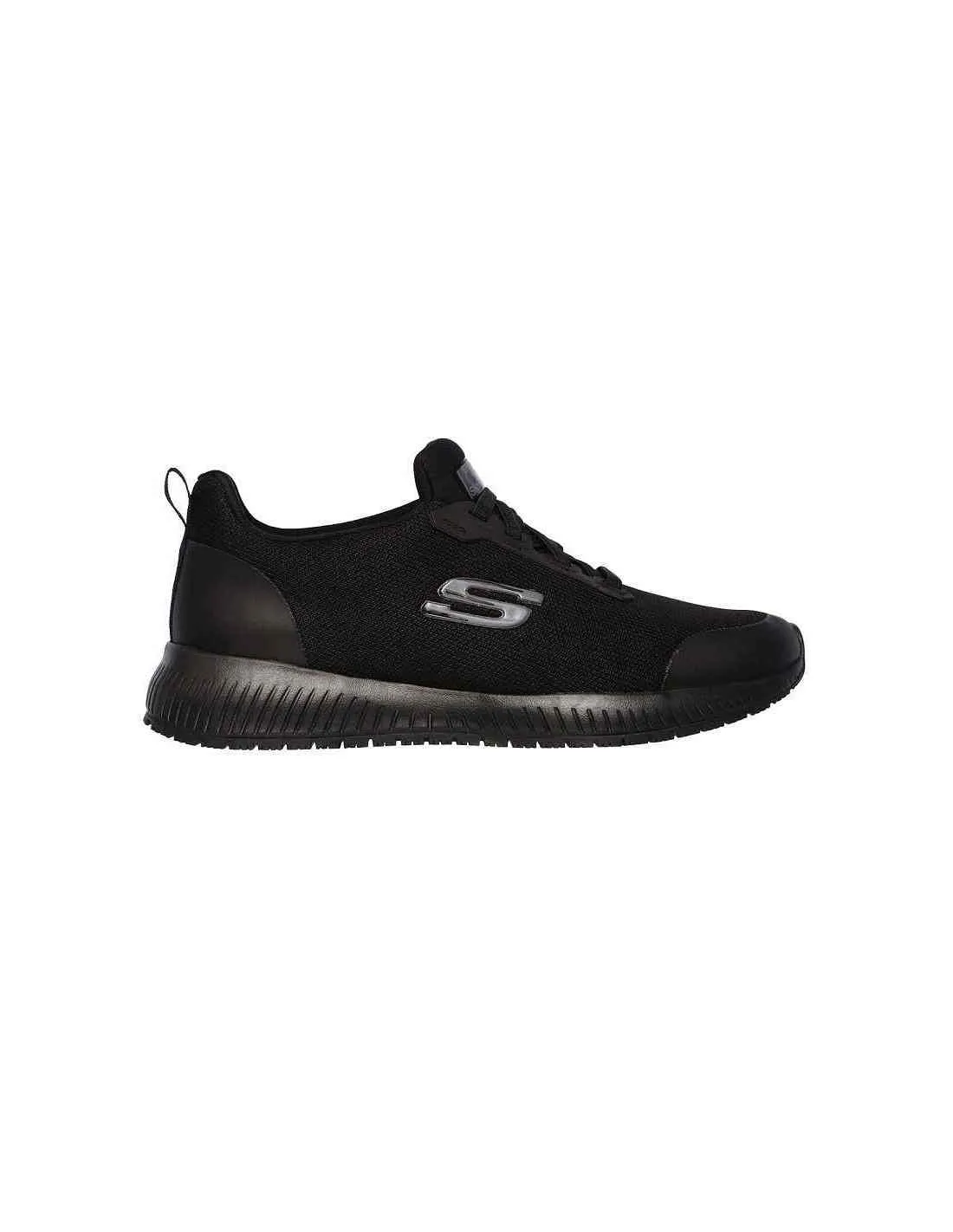 Skechers 77222EC BLK Work: Squad SR