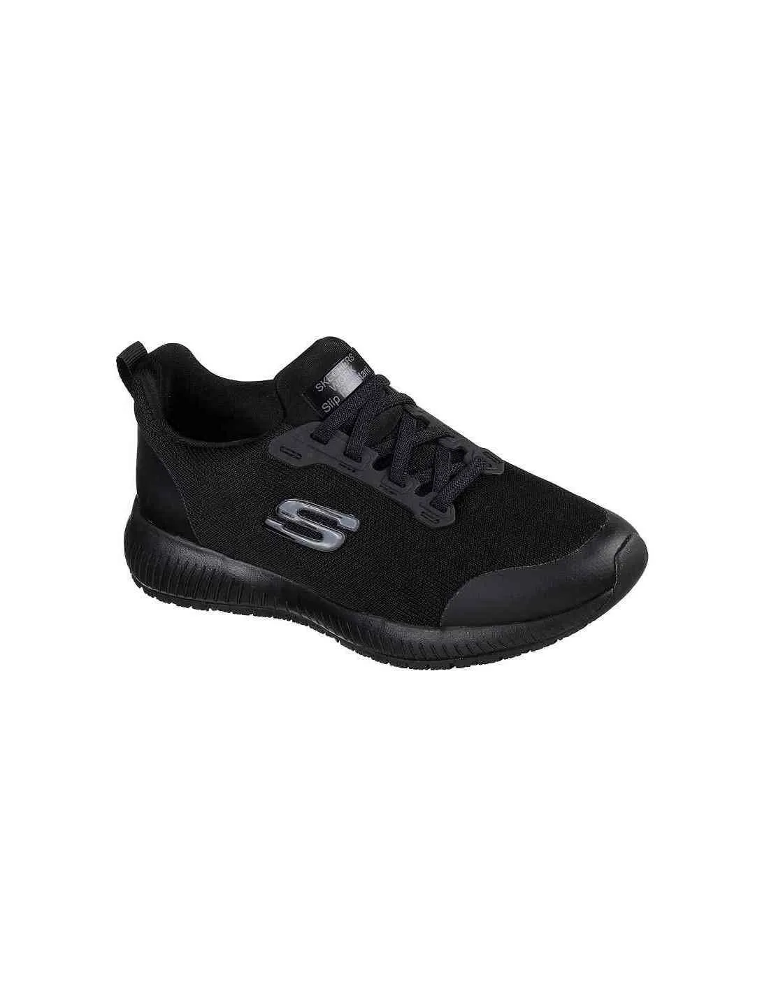 Skechers 77222EC BLK Work: Squad SR