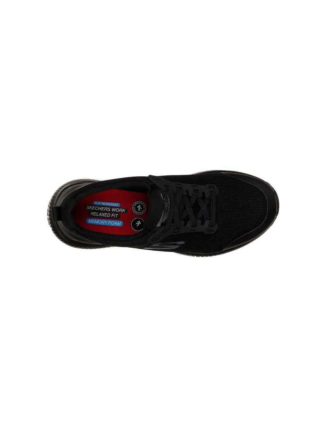 Skechers 77222EC BLK Work: Squad SR
