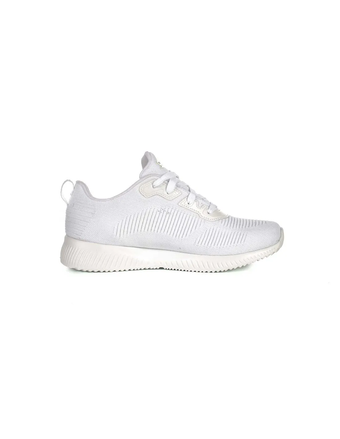 SKECHERS  BOBS SQUAD TOUGH TALK WOMEN’S WHITE SHOES