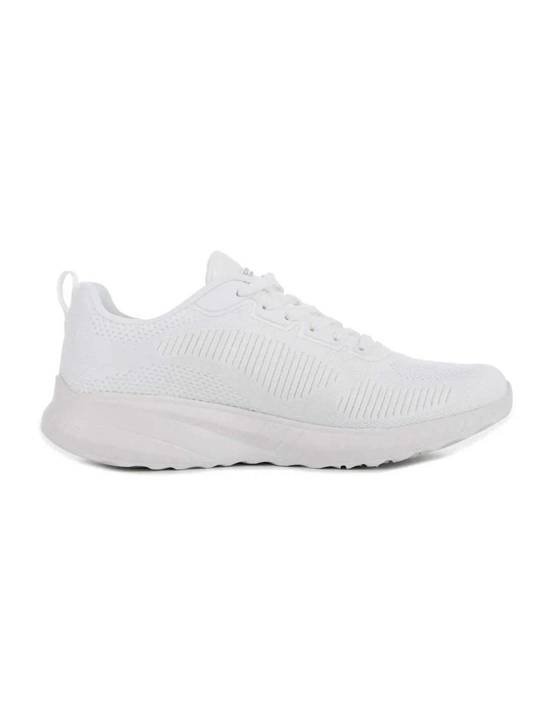 SKECHERS  ZAPATILLAS BLANCO ROTO BOBS SQUAD CHAOS FACE OFF MUJER