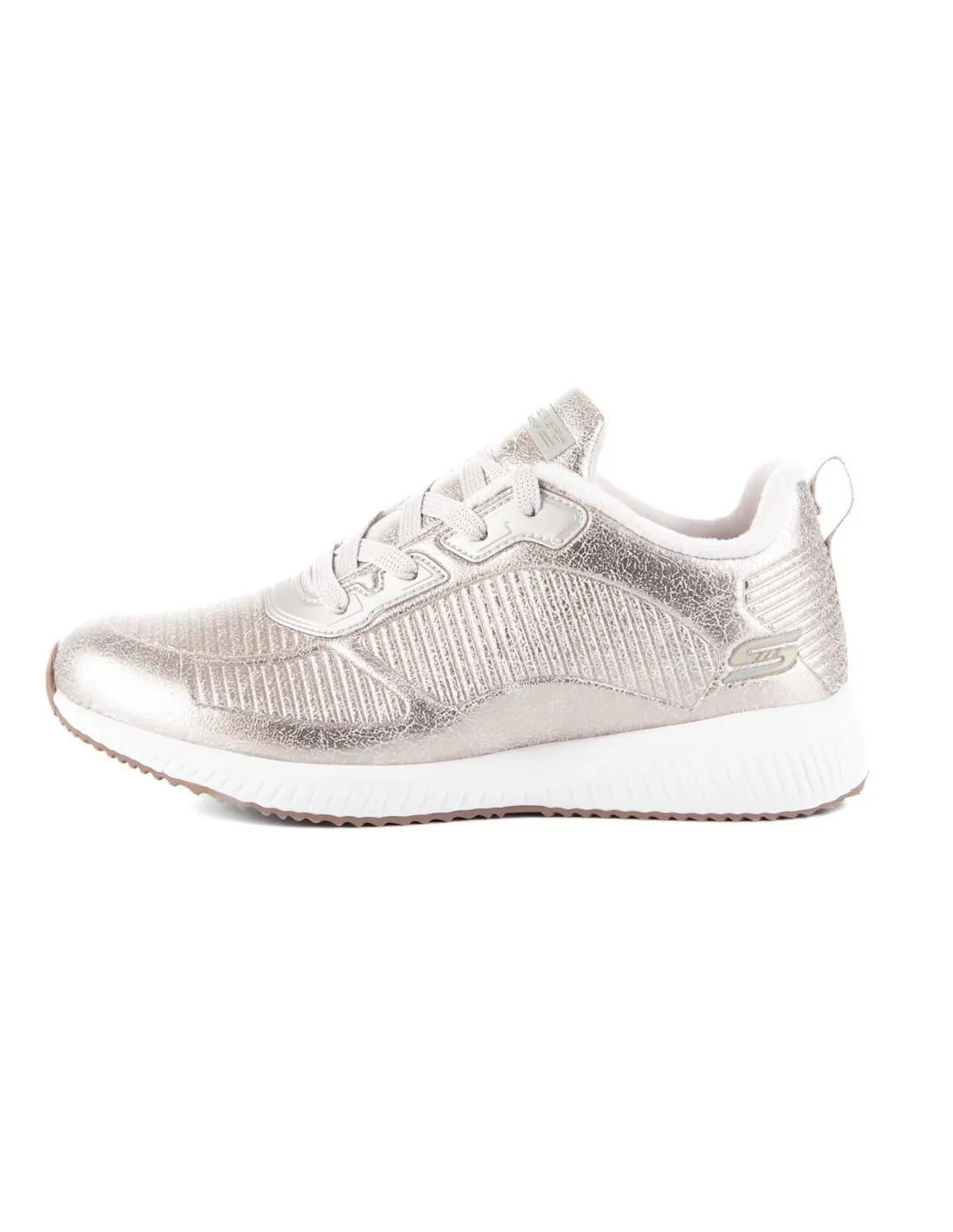 SKECHERS  ZAPATILLAS CHAMPAGNE BOBS SQUAD SPARKLE LIFE MUJER