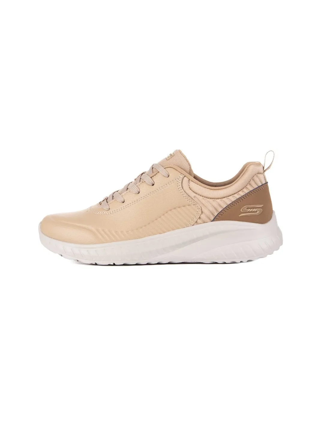 SKECHERS  ZAPATILLAS NATURAL BOBS SQUAD CHAOS HEELING ALIVE MUJER