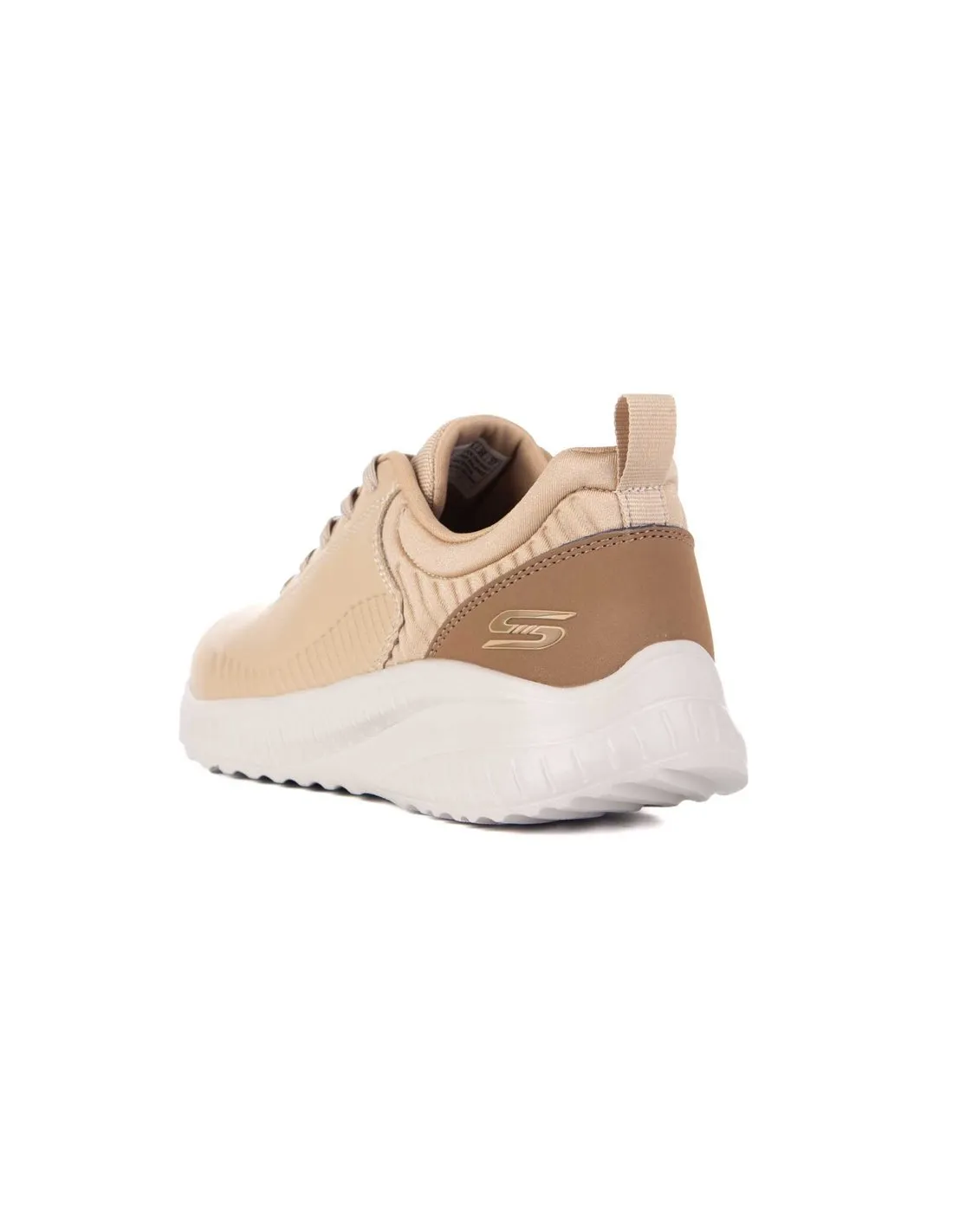 SKECHERS  ZAPATILLAS NATURAL BOBS SQUAD CHAOS HEELING ALIVE MUJER