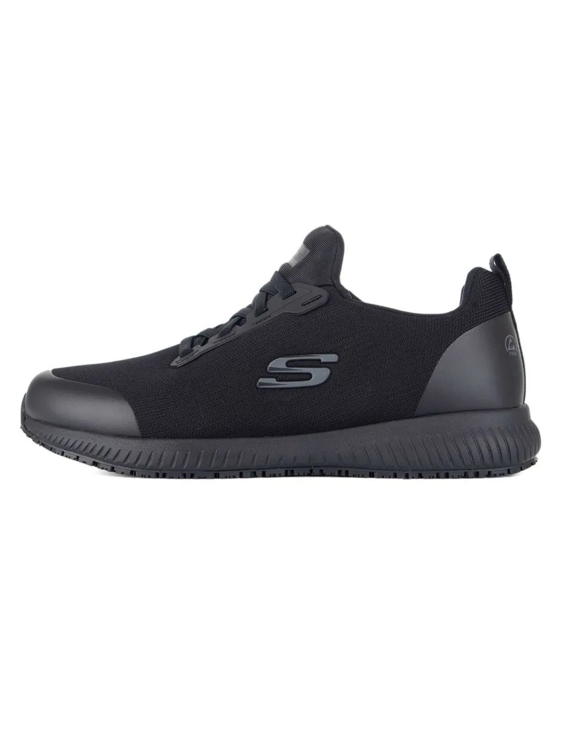 SKECHERS  ZAPATILLAS NEGRAS SQUAD SR MYTON WORK HOMBRE
