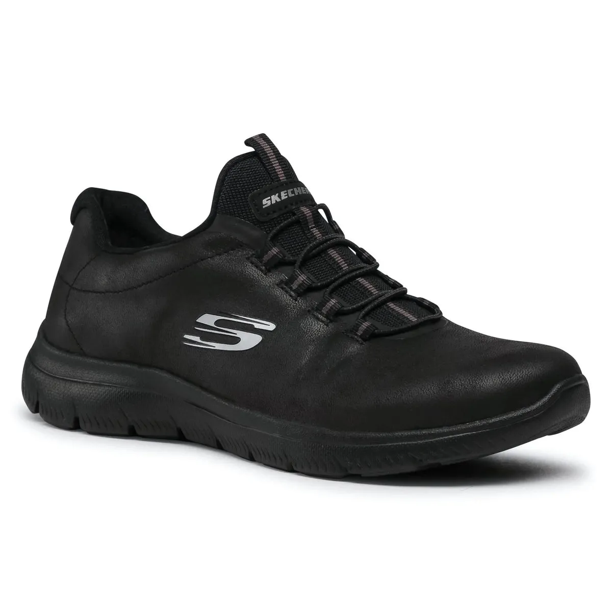 Skechers Zapatillas SKECHERS SUMMITS BAZIK 88888301 negro total piel