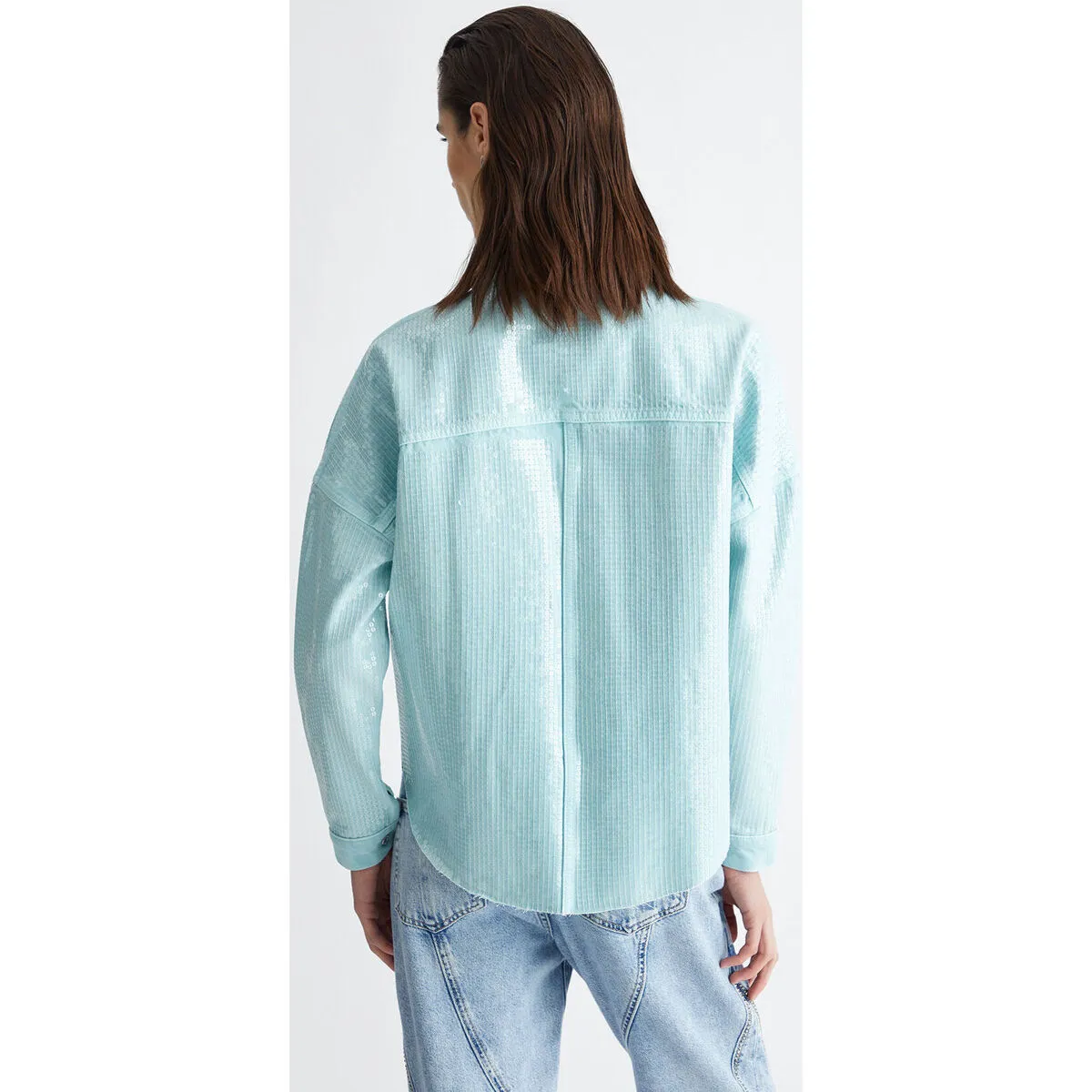 Sobrecamisa con lentejuelas
