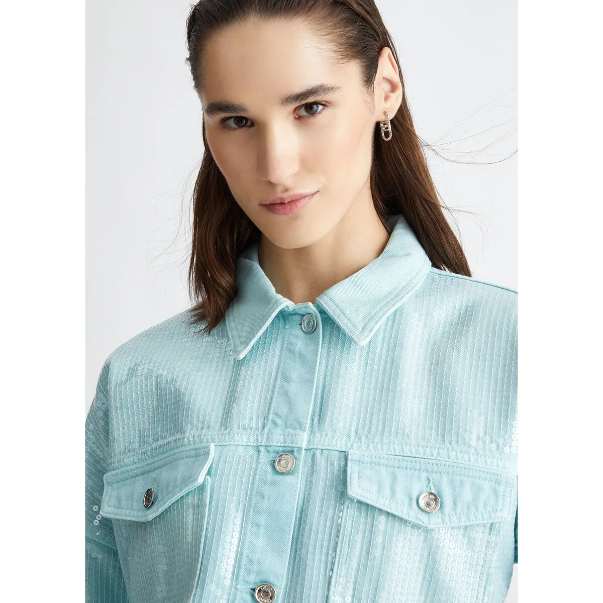 Sobrecamisa con lentejuelas