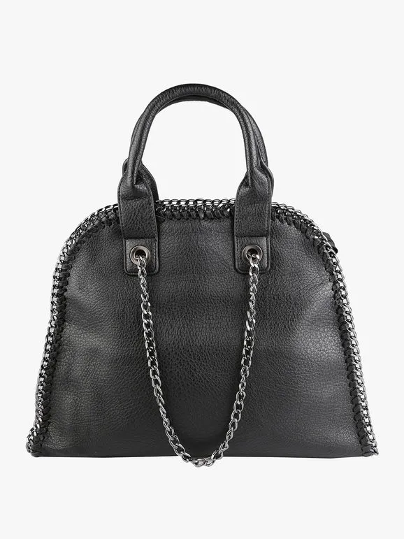 Solada Bolso de mujer con doble asa y cadena.