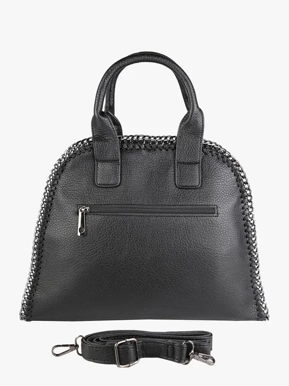 Solada Bolso de mujer con doble asa y cadena.