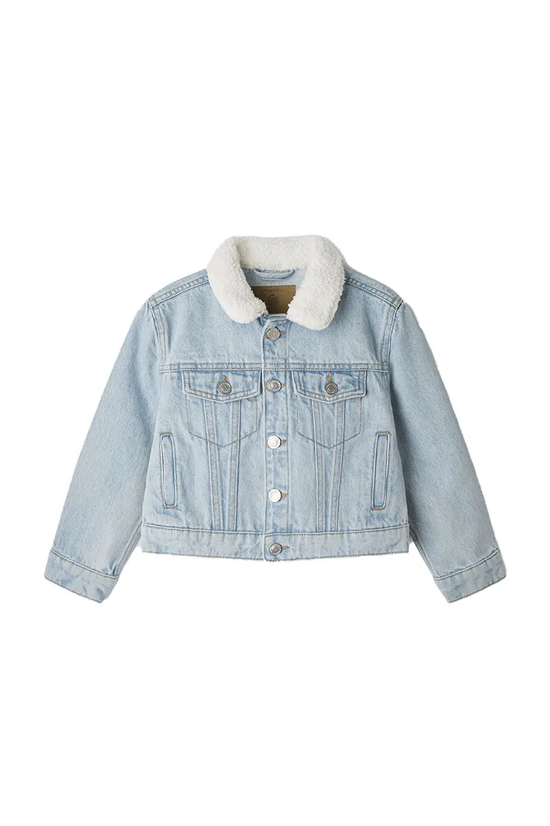 Springfield Kids Chaqueta denim borrego niña