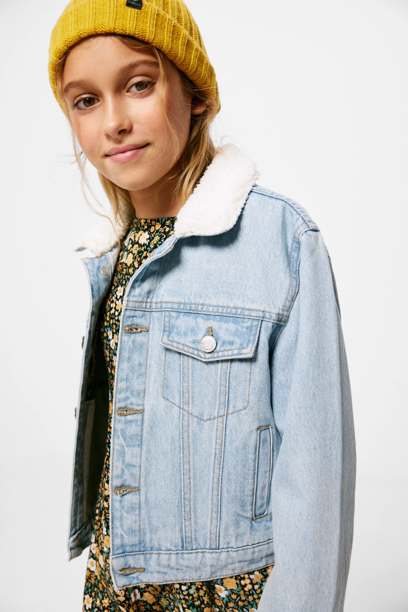 Springfield Kids Chaqueta denim borrego niña