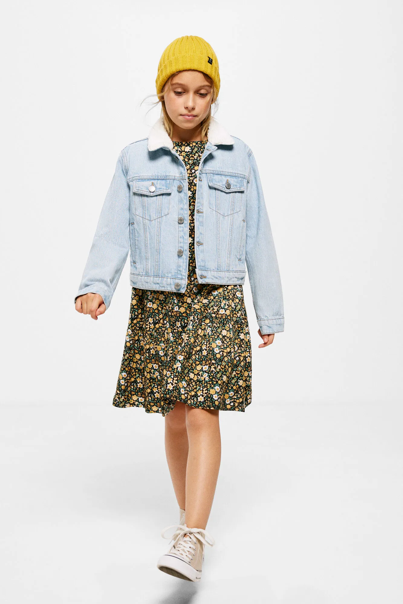 Springfield Kids Chaqueta denim borrego niña