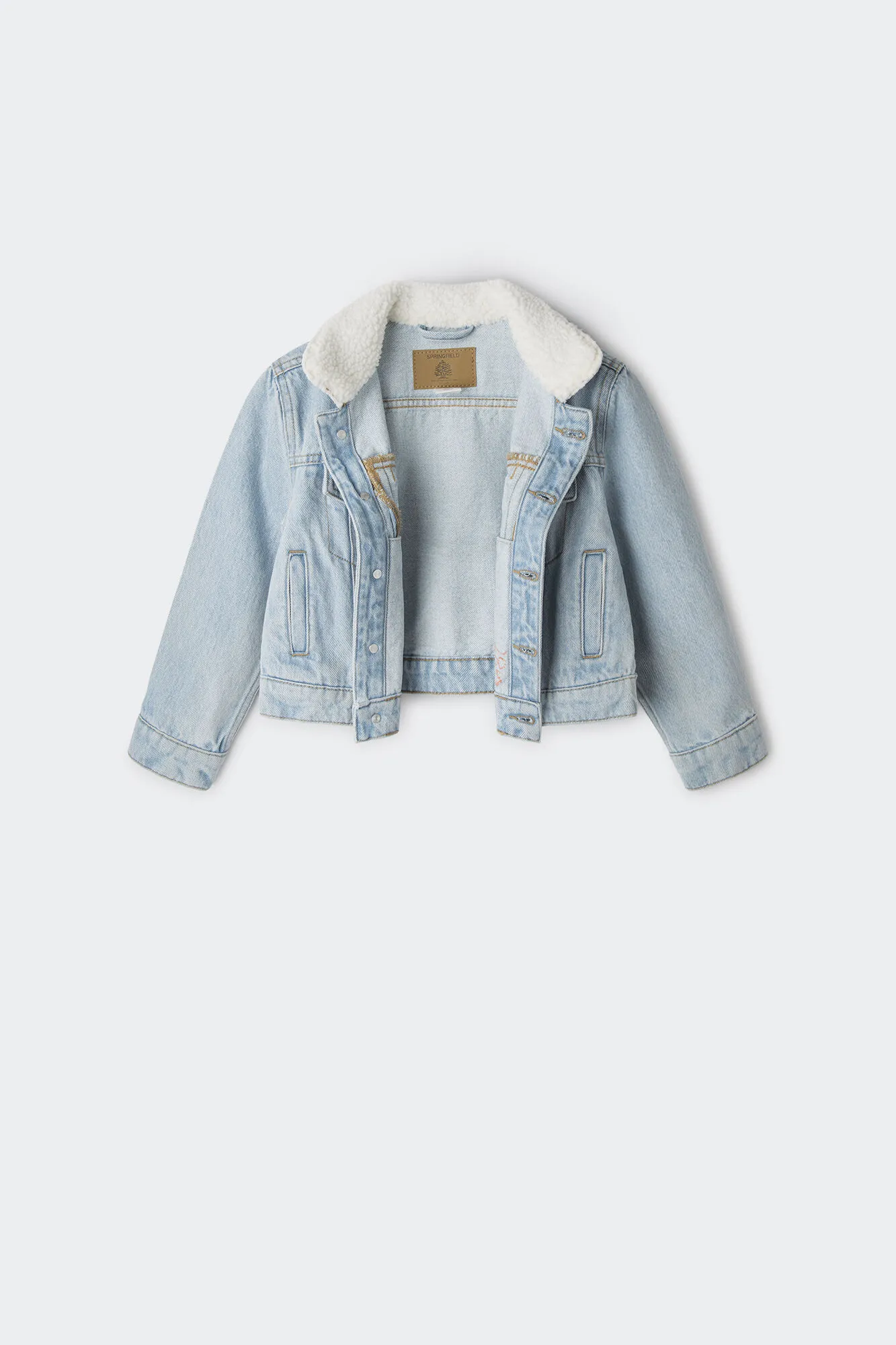 Springfield Kids Chaqueta denim borrego niña