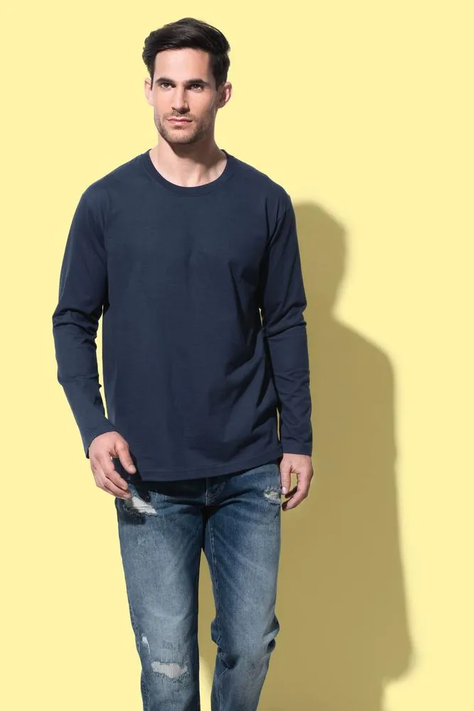 STEDMAN STE2130  CAMISETA MANGA LARGA PARA HOMBRE STEDMAN  BLANCO