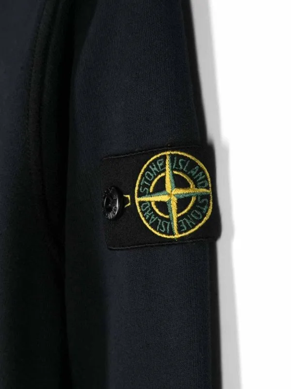 STONE ISLAND SUéTER CUELLO REDONDO  AZUL