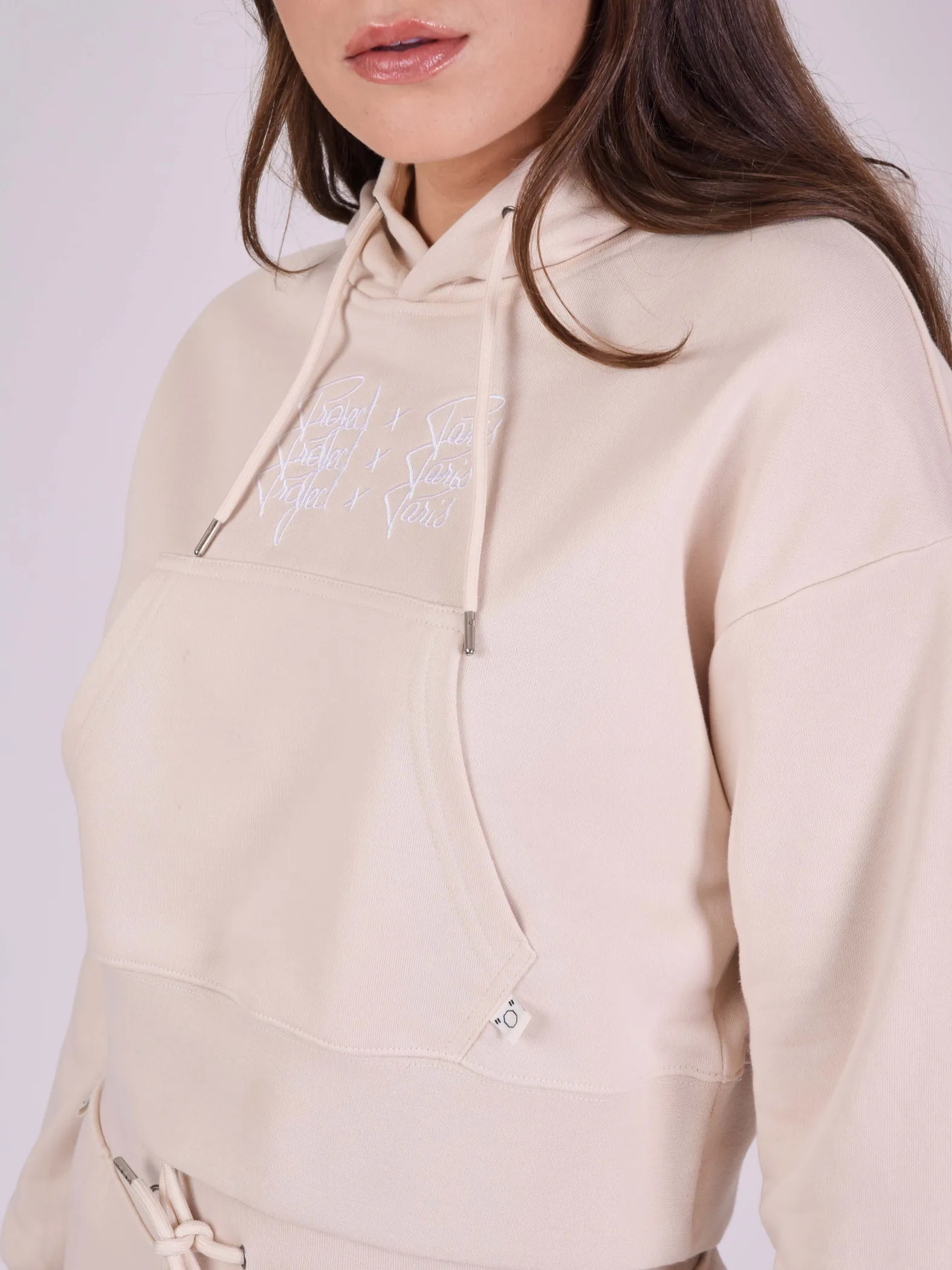 Sudadera con triple logotipo