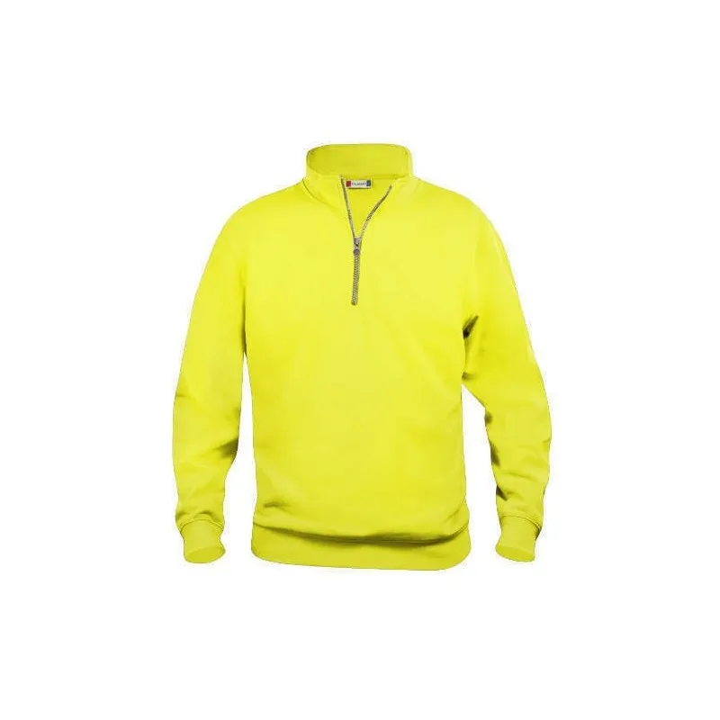 Sudadera Unisex con Cremallera Corta de Clique