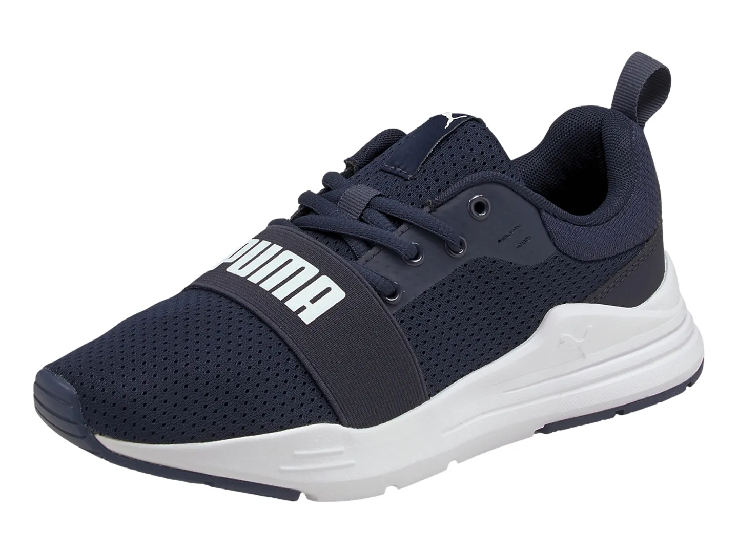 Tenis Puma Wired Run Jr Azul Para Niño