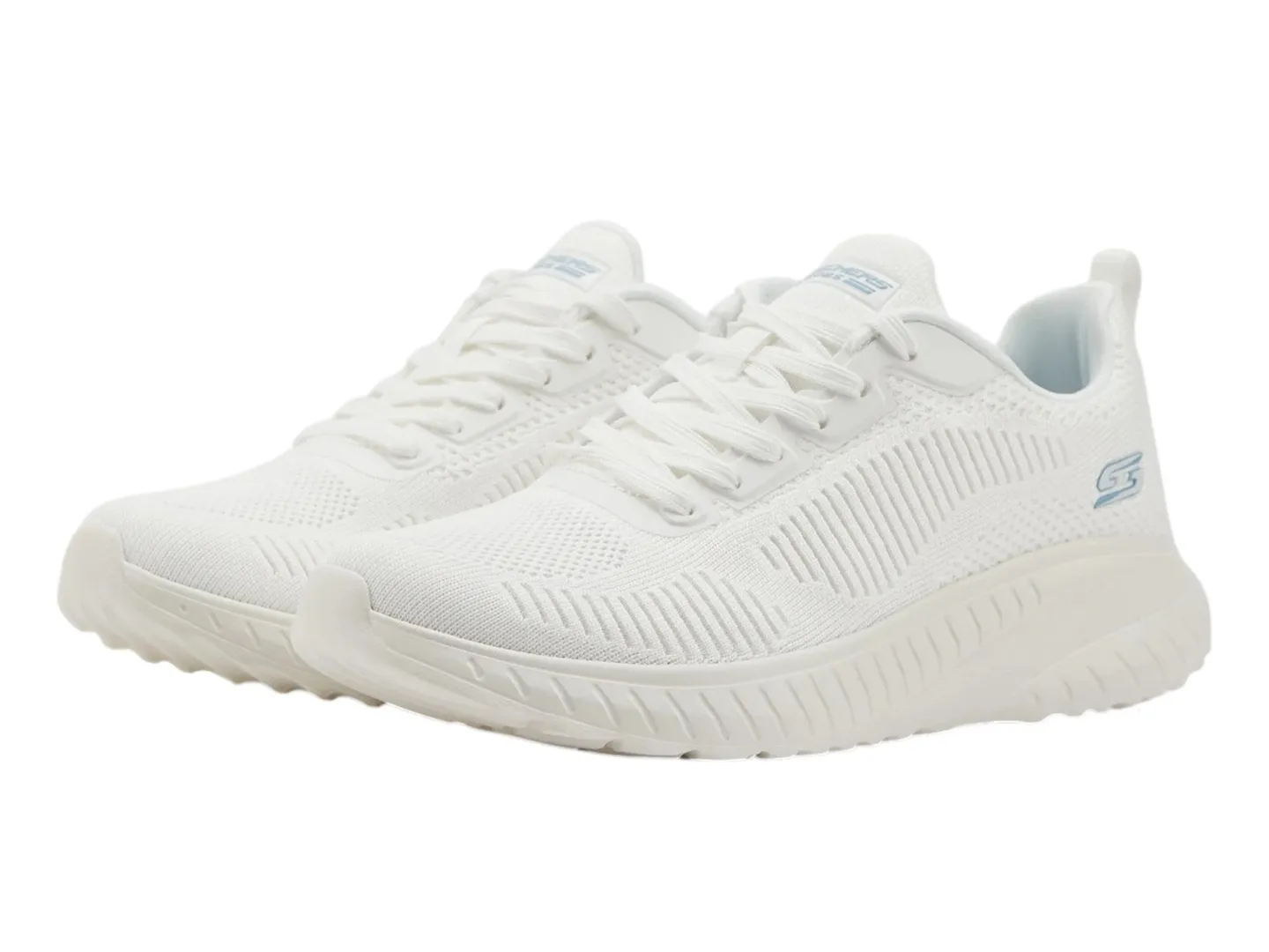 Tenis Skechers Squad Chaos Hueso Para Mujer