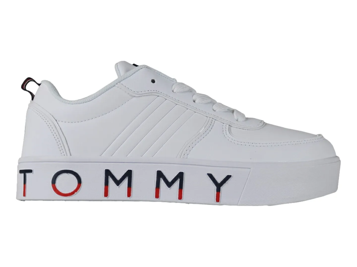 Tenis Tommy Hilfiger 966c Blanco Para Niña