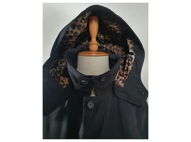 The Kooples Chaquetas Negro Estampado de leopardo 