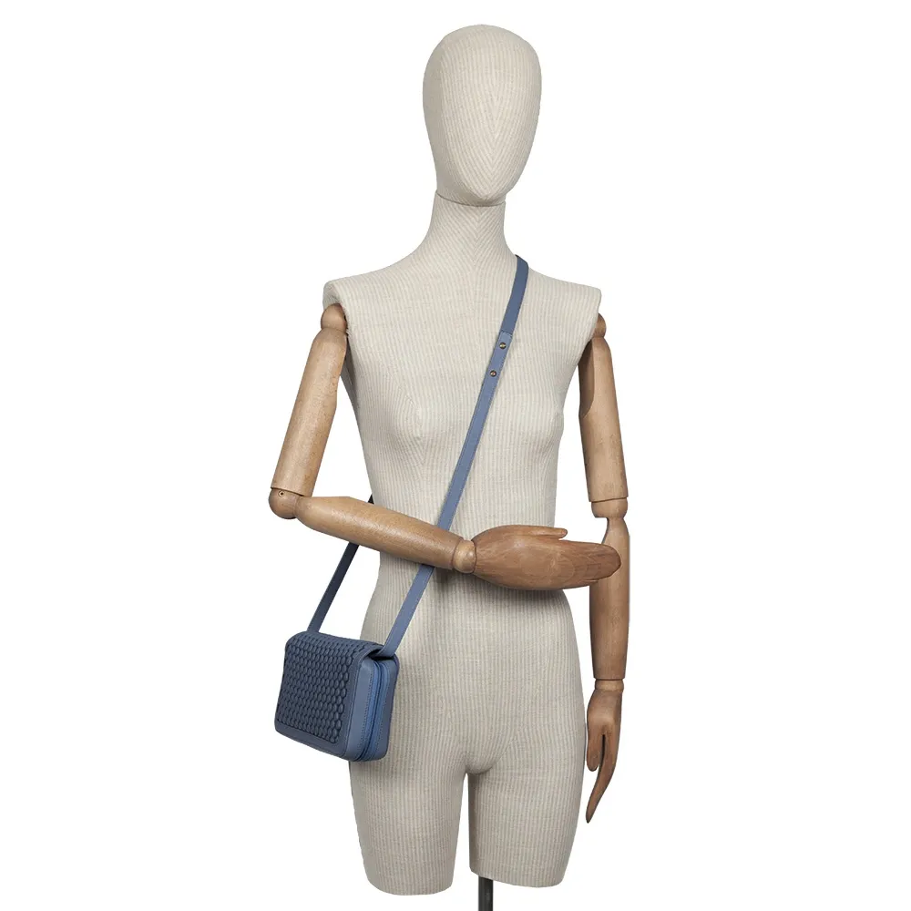 Tissa Fontaneda Bolso Cartera Azul