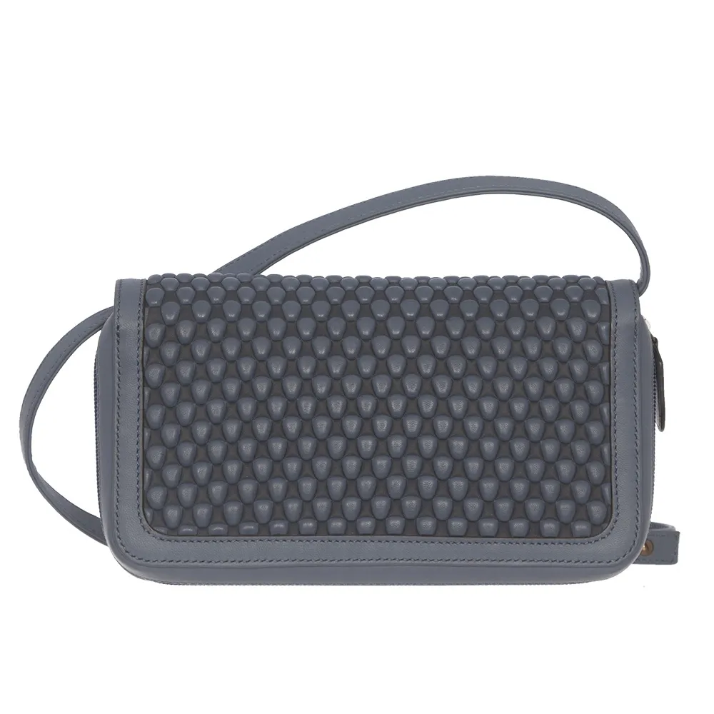 Tissa Fontaneda Bolso Cartera Azul
